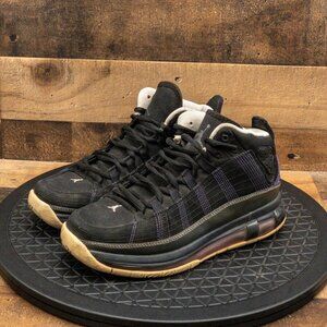 NIKE AIR JORDN TAKE FLIGHT KIDS ATHLETIC SHOES BASKETBALL BLACK PURPLE SIZE 6Y